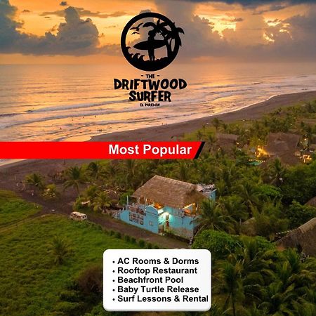 The Driftwood Surfer Beachfront Hostel / Restaurant / Bar, El Paredon El Paredon Buena Vista Bagian luar foto