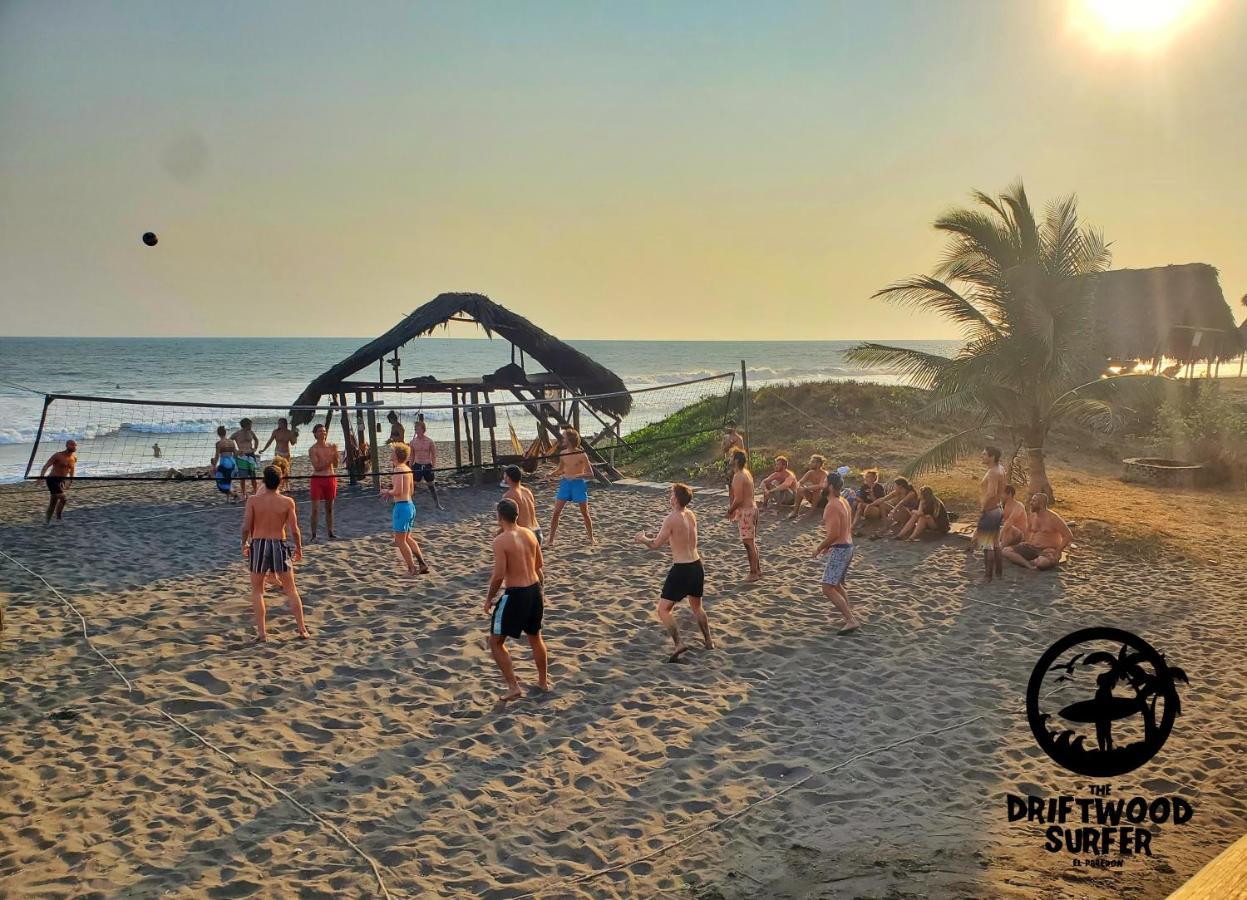 The Driftwood Surfer Beachfront Hostel / Restaurant / Bar, El Paredon El Paredon Buena Vista Bagian luar foto